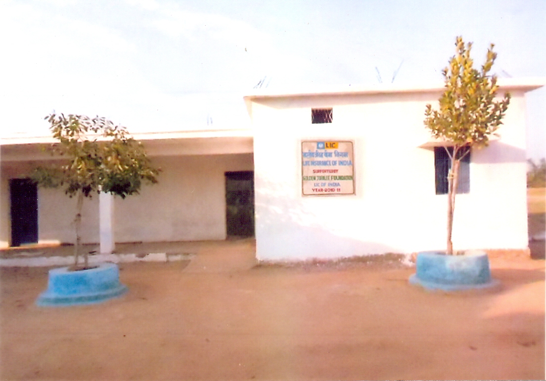 Construction of residential school building Gopad Viklang