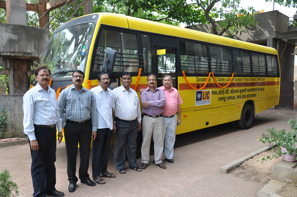 School bus to NAB Raipur