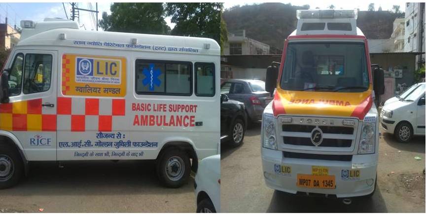 Ambulance to Ratan Jyoti Charitable Foundation, Gwalior_2020-21