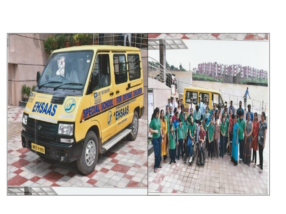 School Bus to Ehsaas, Gwalior