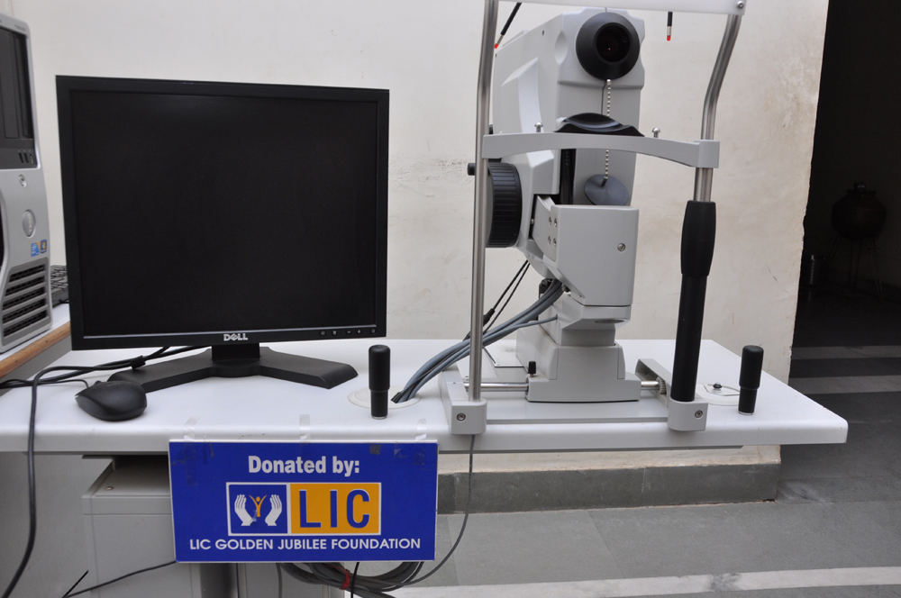 Sewa Sadan Bhopal donation of fundus camera