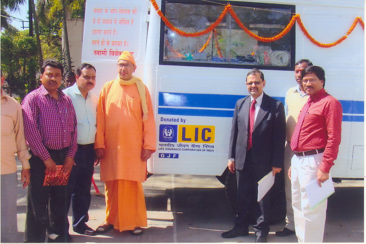 Donation of mobile medical van to RK Mission Ghatshila