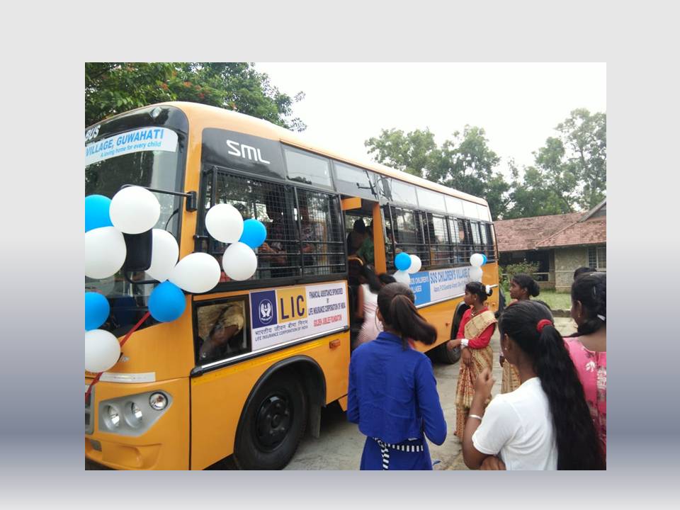 School Bus to Learning Centre- SOS - Guwahati