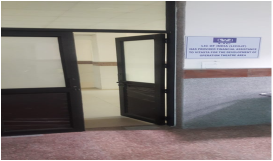 Construction Operation Theatre, and ICU to Vitasta Health Care Trust Srinagar