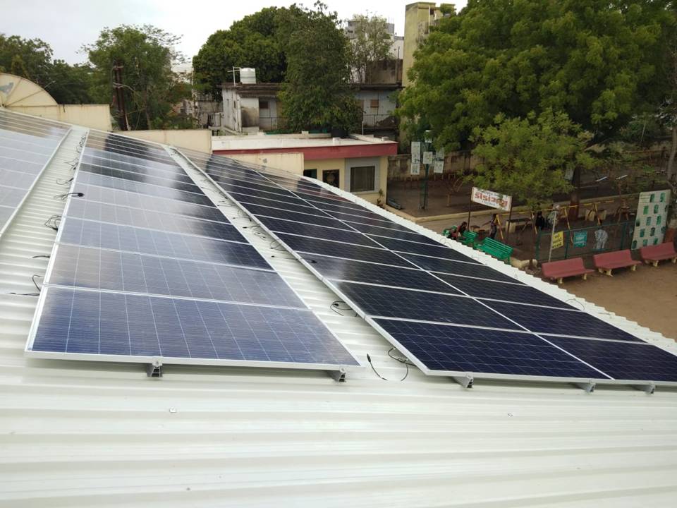 Solar Panels to Shishuvihar Solar Roof Top–Bhavnagar