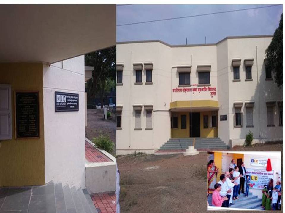Construction of Hostel, Library, Mess & workshop for Deaf and Dumb childen to Junner education society - 2017-18