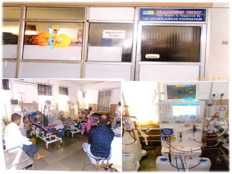 Five dialysis is machine to Late Kedari Redkar Charitable Hospital & research centre,Kolhapur